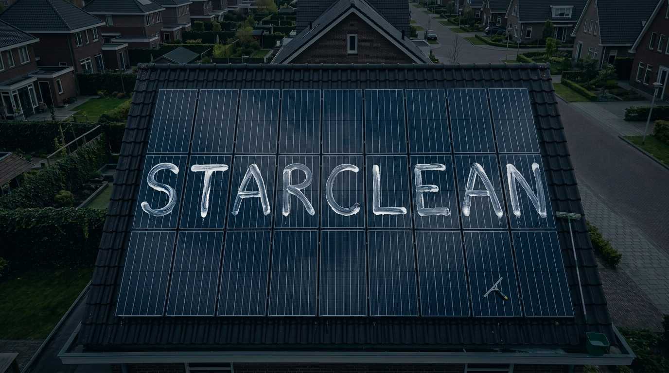Zonnepanelen reinigen STARCLEAN